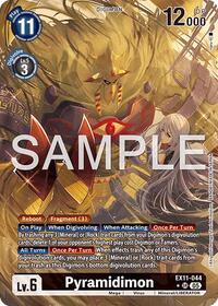 Pyramidimon (Alternate Art) #EX11-044 SR