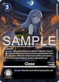 Close (Alternate Art) #EX11-065 R