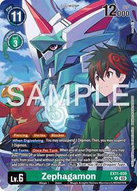Zephagamon (Alternate Art) #EX11-035 R