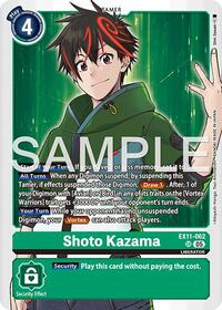Shoto Kazama #EX11-062 SR