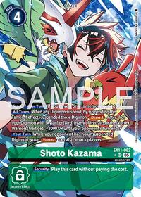 Shoto Kazama (Alternate Art) #EX11-062 SR