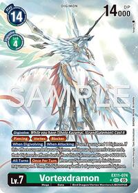 Vortexdramon (Alternate Art) #EX11-074 SEC