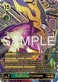 ExMaquinamon (Rare Pull) #EX11-073 SEC