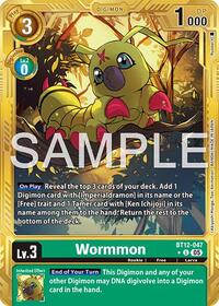 Wormmon - BT12-047 (Gold Border) #BT12-047 U