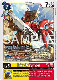 RizeGreymon - BT21-044 (Reprint) #BT21-044 U