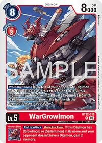 WarGrowlmon - BT12-016 (Reprint) #BT12-016 R