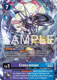Crescemon (Regionals 26-27 Season 1 Finalist) #BT22-073 U