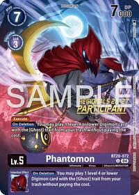 Phantomon (Regionals 26-27 Season 1 Participant) #BT20-072 U