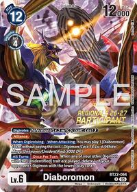 Diaboromon (Regionals 26-27 Season 1 Participant) #BT22-064 R
