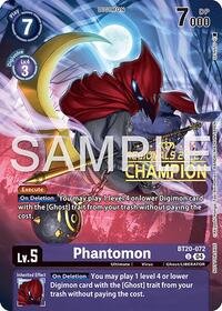 Phantomon (Regionals 26-27 Season 1 Champion) #BT20-072 U