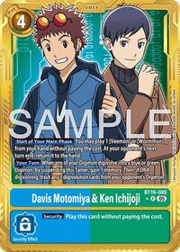 Davis Motomiya & Ken Ichijoji (Gold Border) #BT16-085 R