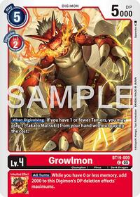 Growlmon - BT19-009 (Reprint) #BT19-009 C