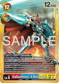 Gallantmon (X Antibody) (Gold Border) #EX8-073 SEC