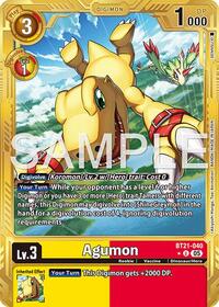 Agumon - BT21-040 (Gold Border) #BT21-040 U