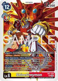 ShineGreymon - AD1-016 #AD1-016 SR
