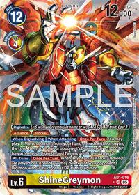 ShineGreymon - AD1-016 (Alternate Art) #AD1-016 SR