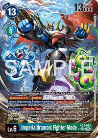 Imperialdramon: Fighter Mode - AD1-024 (Alternate Art) #AD1-024 SEC