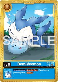 DemiVeemon - BT12-002 (Gold Border) #BT12-002 U