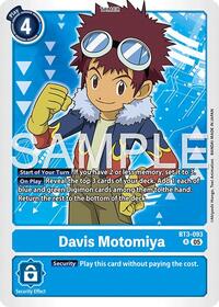 Davis Motomiya (Reprint) #BT3-093 R