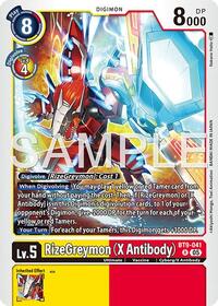 RizeGreymon (X Antibody) (Reprint) #BT9-041 R