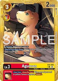 Agumon - EX4-005 (Gold Border) #EX4-005 U