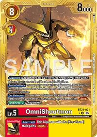 OmniShoutmon (Gold Border) #BT21-021 U