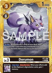 Dorumon (Gold Border) #BT7-056 R
