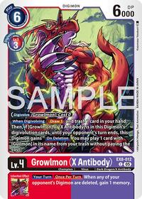 Growlmon (X Antibody) (Reprint) #EX8-012 C