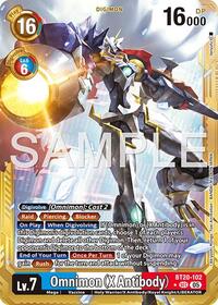 Omnimon (X Antibody) (Gold Border) #BT20-102 SEC