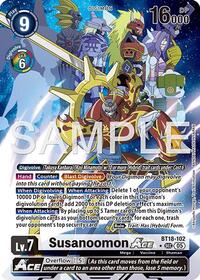 Susanoomon ACE (Alternate Art) #BT18-102 SEC
