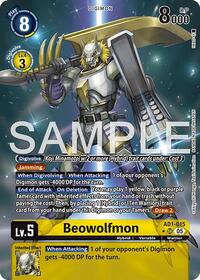 Beowolfmon (Alternate Art) #AD1-015 SR