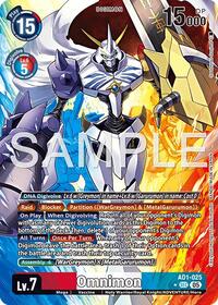 Omnimon - AD1-025 (Alternate Art) #AD1-025 SEC