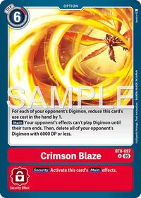 Crimson Blaze (Reprint) #BT8-097 U