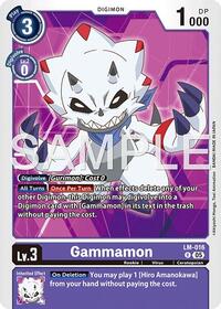 Gammamon - LM-016 (Reprint) #LM-016 R