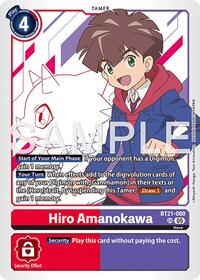 Hiro Amanokawa - BT21-080 (Reprint) #BT21-080 SR