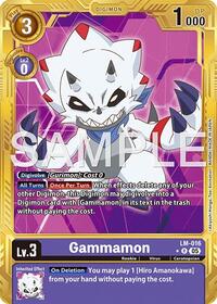 Gammamon - LM-016 (Gold Border) #LM-016 R