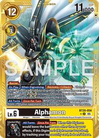 Alphamon (Gold Border) #BT20-056 R