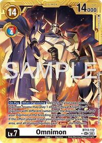 Omnimon - BT13-112 (Gold Border) #BT13-112 SEC