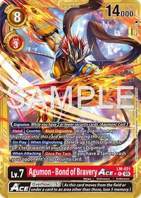 Agumon - Bond of Bravery ACE (Gold Border) #LM-021 P