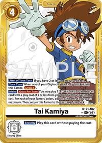 Tai Kamiya - BT21-102 (Gold Border) #BT21-102 SEC