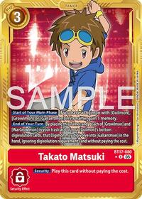 Takato Matsuki - BT17-080 (Gold Border) #BT17-080 R
