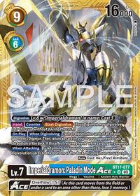 Imperialdramon: Paladin Mode ACE (Gold Border) #BT17-077 SR