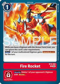 Fire Rocket (Reprint) #BT8-095 C
