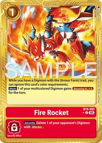 Fire Rocket (Gold Border) #BT8-095 C