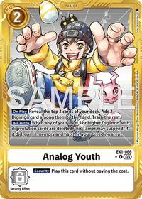 Analog Youth (Gold Border) #EX1-066 R
