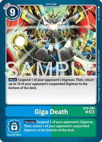 Giga Death (Reprint) #BT8-099 R