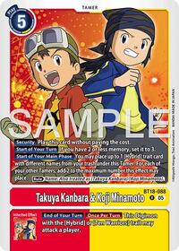 Takuya Kanbara & Koji Minamoto (Reprint) #BT18-088 R