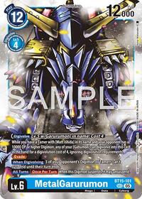 MetalGarurumon (Reprint) #BT15-101 SEC