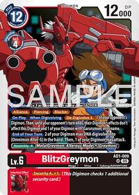 BlitzGreymon #AD1-009 SR