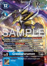 CresGarurumon (Alternate Art) #AD1-012 SR
